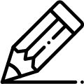 Schwarzer Stift